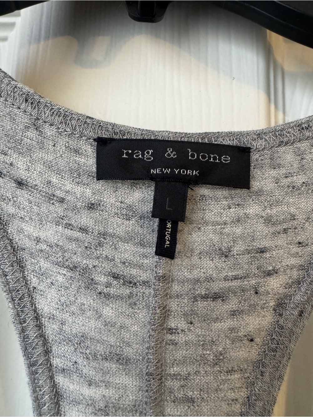 rag & bone Light Gray racer-back cover-up/sun dress
